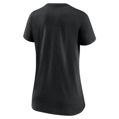 San Francisco Giants Women's City Connect Tri-Blend V-Neck T-Shirt Black