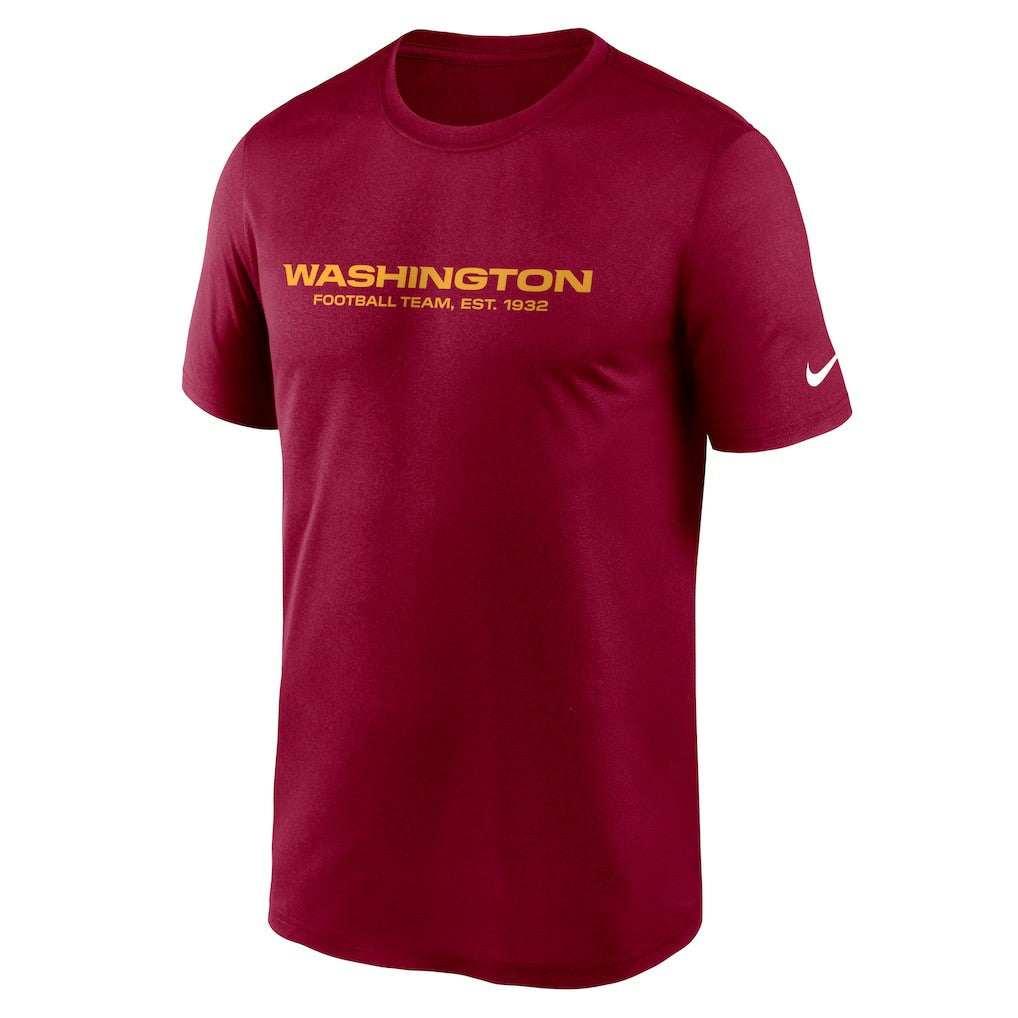 Washington Football Team Logo Essential Legend Performance T-Shirt - Burgundy sale