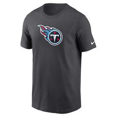 Tennessee Titans Primetime Logo Essential T-Shirt - Charcoal sale
