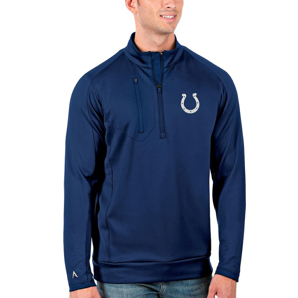 Indianapolis Colts Antigua Generation Quarter-Zip Pullover Jacket - Royal for sale