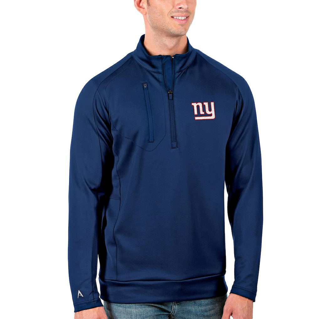 New York Giants Antigua Generation Quarter-Zip Pullover Jacket - Royal cheap