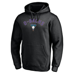 Arizona Diamondbacks Cooperstown Winning Streak Personalized Name & Number Pullover Hoodie Black