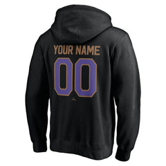 Arizona Diamondbacks Cooperstown Winning Streak Personalized Name & Number Pullover Hoodie Black