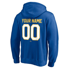 Milwaukee Brewers Cooperstown Winning Streak Personalized Name & Number Pullover Hoodie Royal