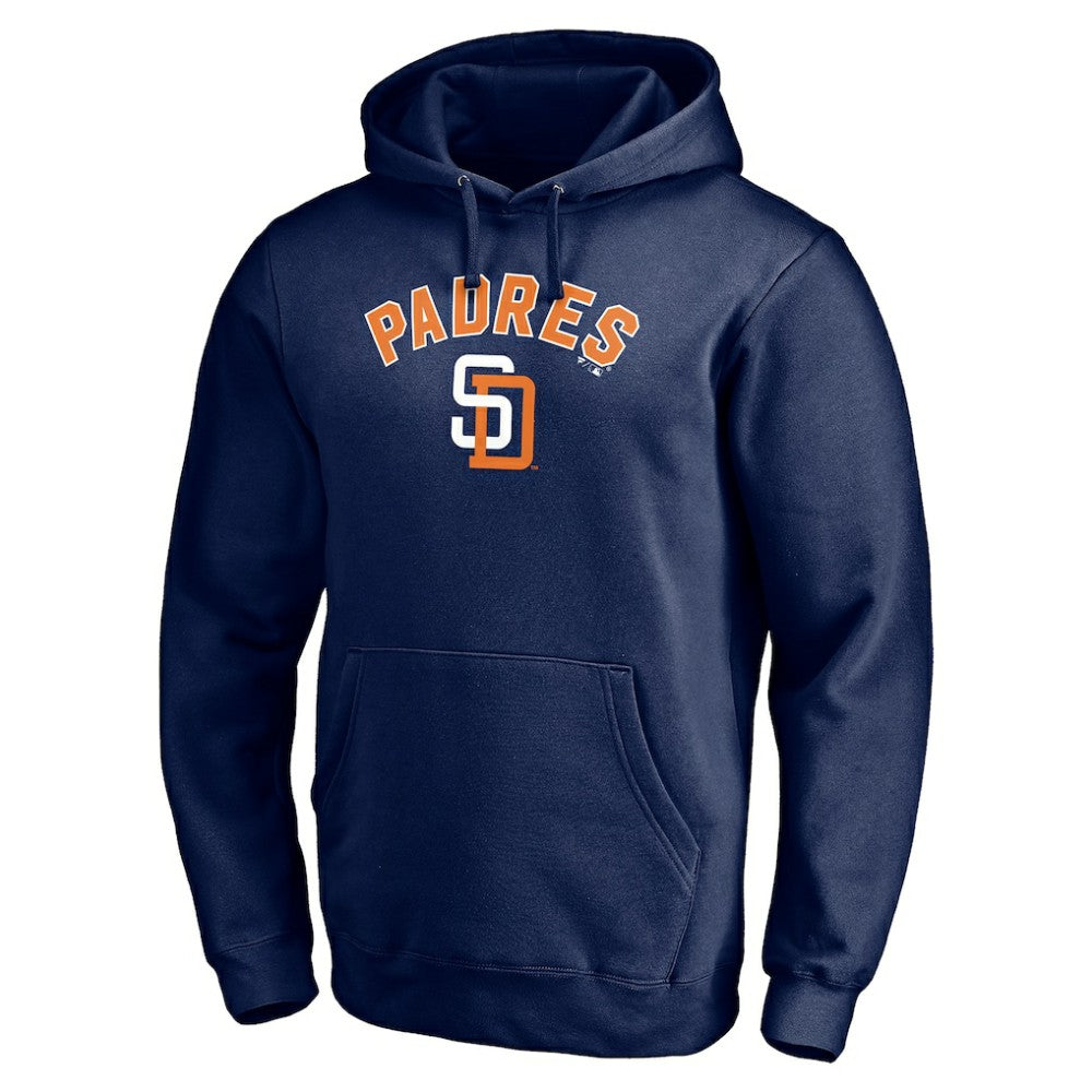San Diego Padres Cooperstown Winning Streak Personalized Name & Number Pullover Hoodie Navy