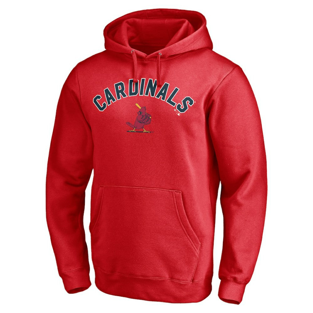 St. Louis Cardinals Cooperstown Winning Streak Personalized Name & Number Pullover Hoodie Red
