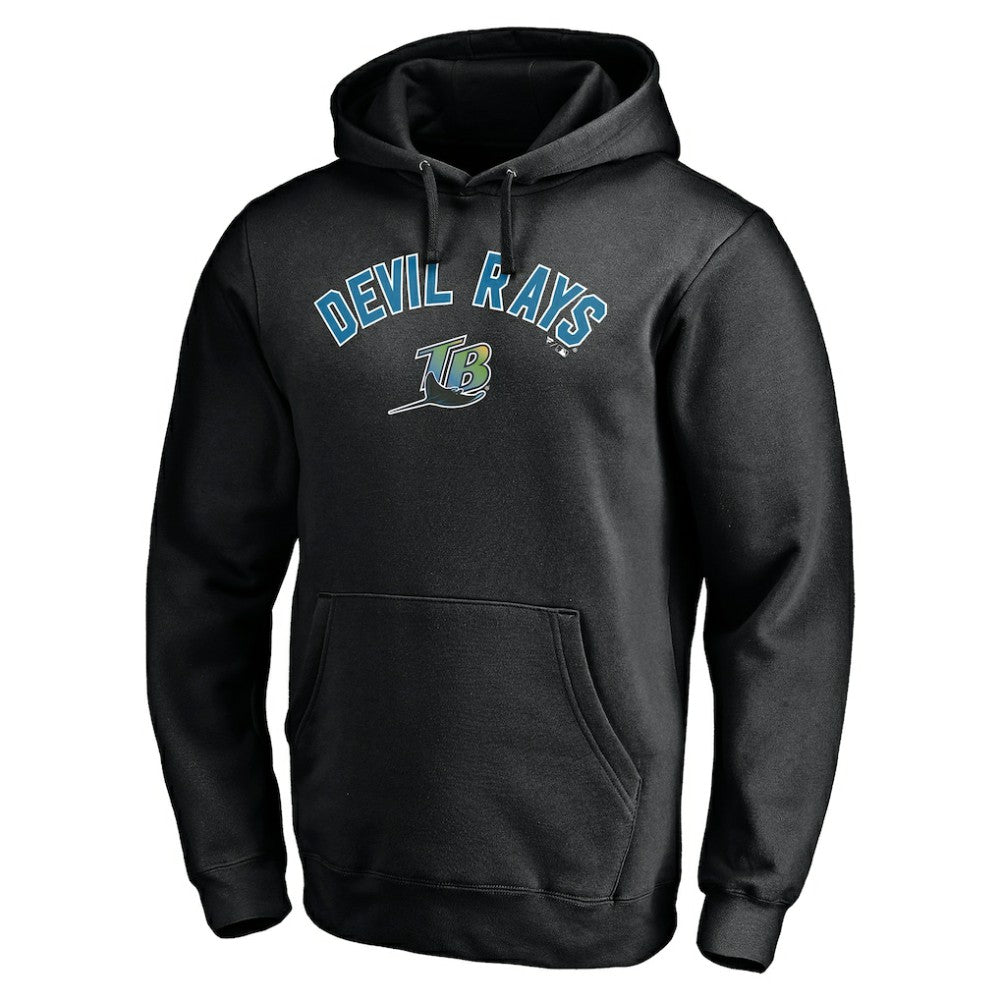 Tampa Bay Rays Cooperstown Winning Streak Personalized Name & Number Pullover Hoodie Black