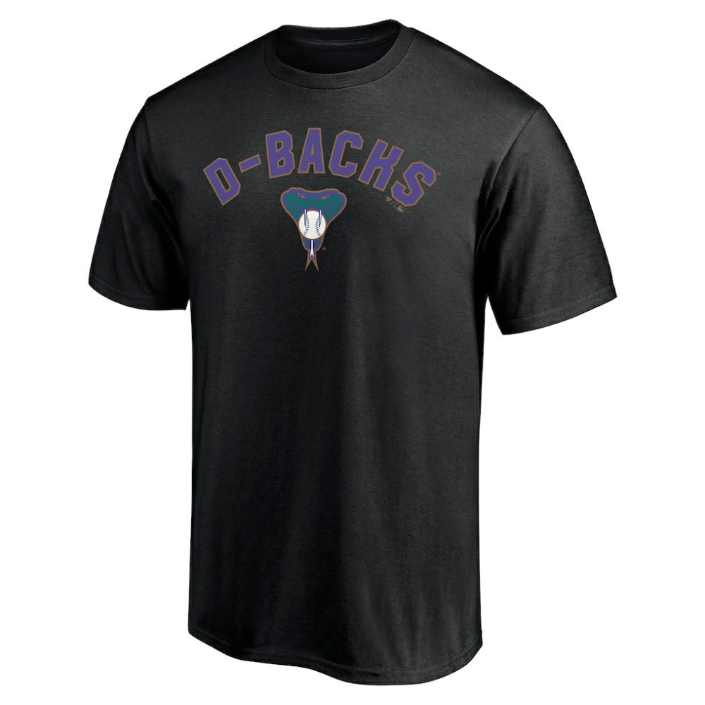 Arizona Diamondbacks Cooperstown Winning Streak Personalized Name & Number T-Shirt Black