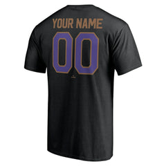 Arizona Diamondbacks Cooperstown Winning Streak Personalized Name & Number T-Shirt Black