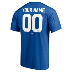 Los Angeles Dodgers Cooperstown Winning Streak Personalized Name & Number T-Shirt Royal
