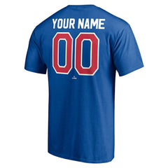 Texas Rangers Cooperstown Winning Streak Personalized Name & Number T-Shirt Royal