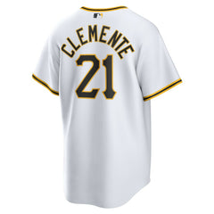 Roberto Clemente Pittsburgh Pirates Home Replica Player Name Jersey White