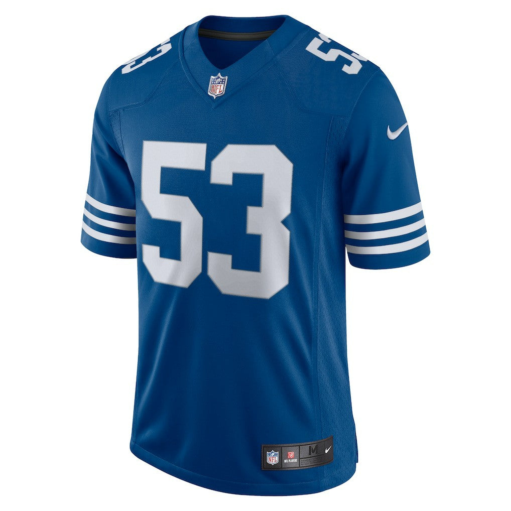 Men's Darius Leonard Royal Indianapolis Colts Alternate Vapor Limited Jersey online