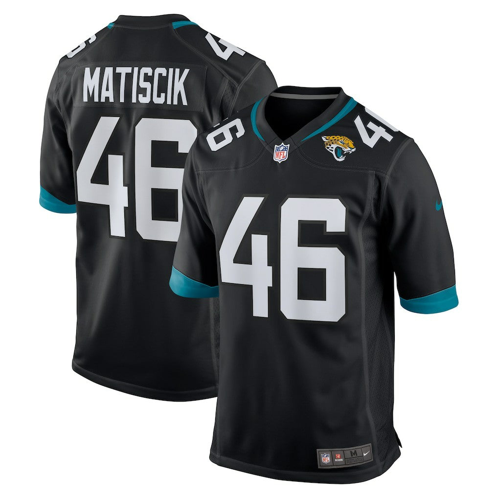 Ross Matiscik Jacksonville Jaguars Alternate Game Jersey - Black discount
