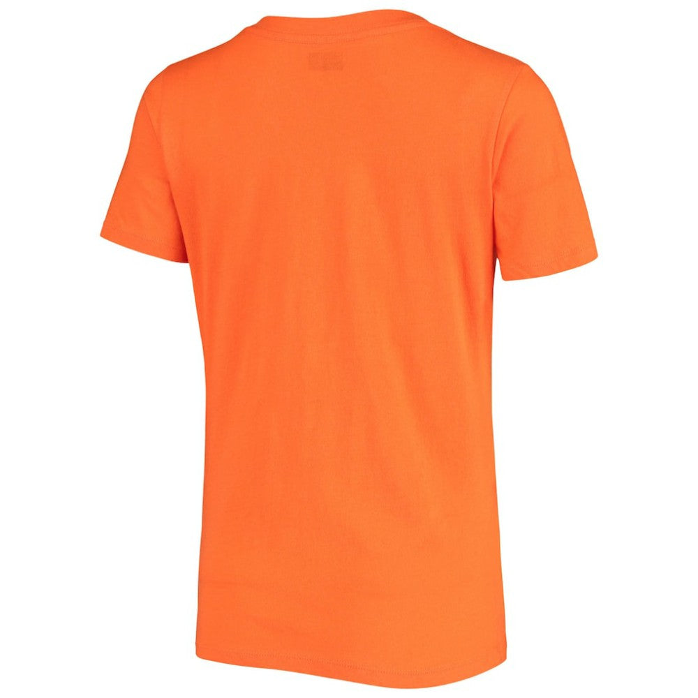 San Francisco Giants Women's Spring Training Circle V-Neck T-Shirt Orange
