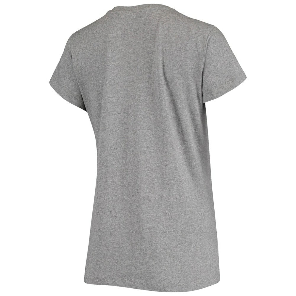 San Francisco Giants Women's Spring Training Fade V-Neck T-Shirt Heathered Gray