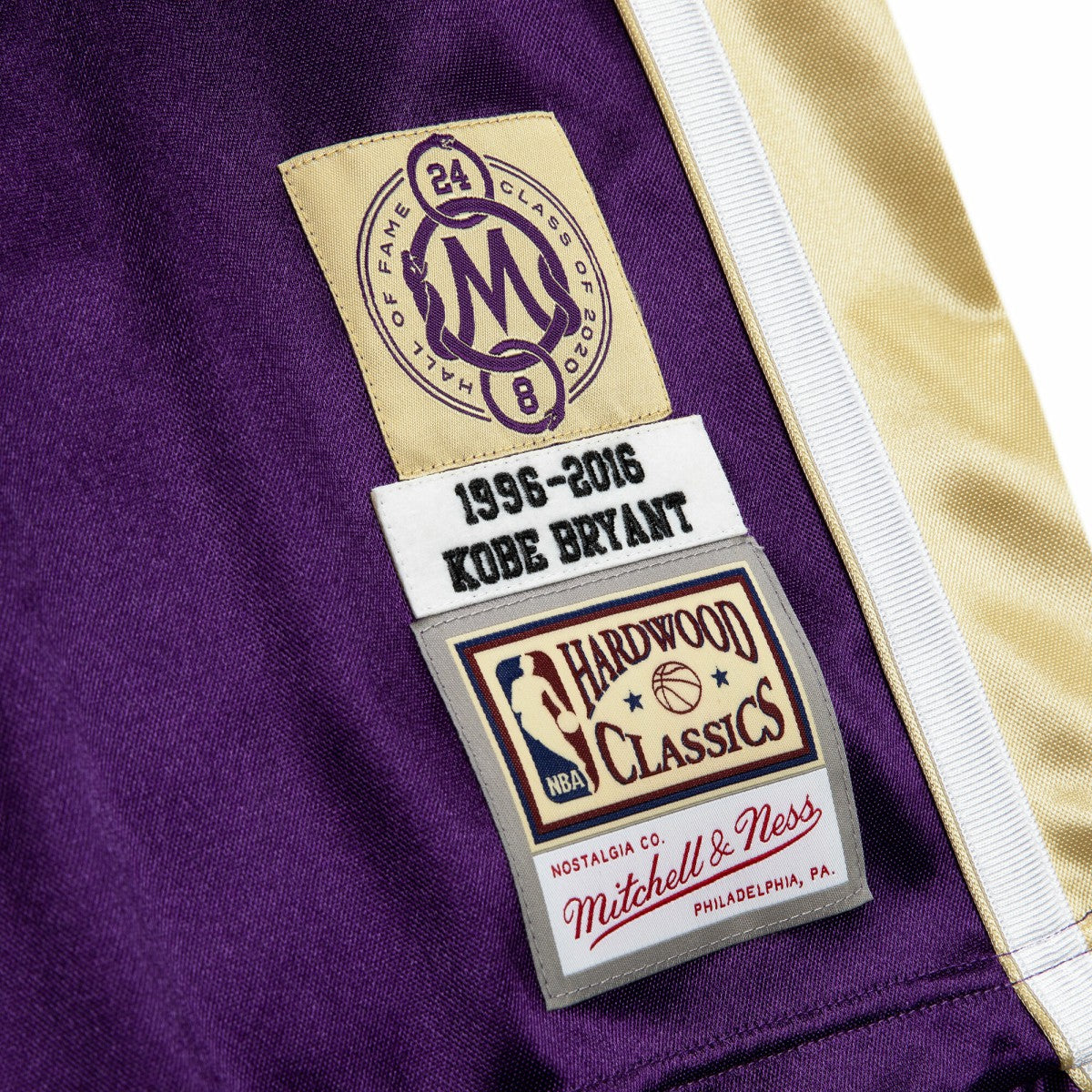 Kobe Bryant Los Angeles Lakers Hall of Fame Class of 2020 #8 Authentic Jersey - Purple shop