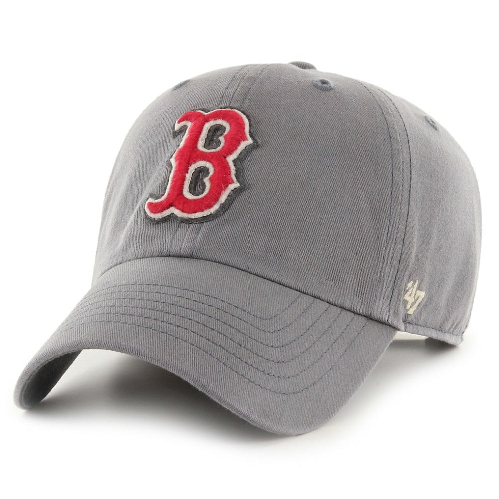 Boston Red Sox Greyhound Clean Up Adjustable Hat Gray