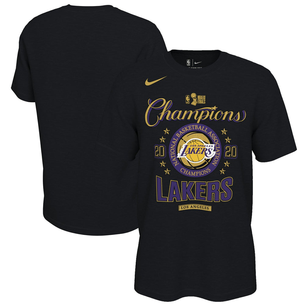 Los Angeles Lakers 2020 NBA Finals Champions Locker Room T-Shirt - Black outlet