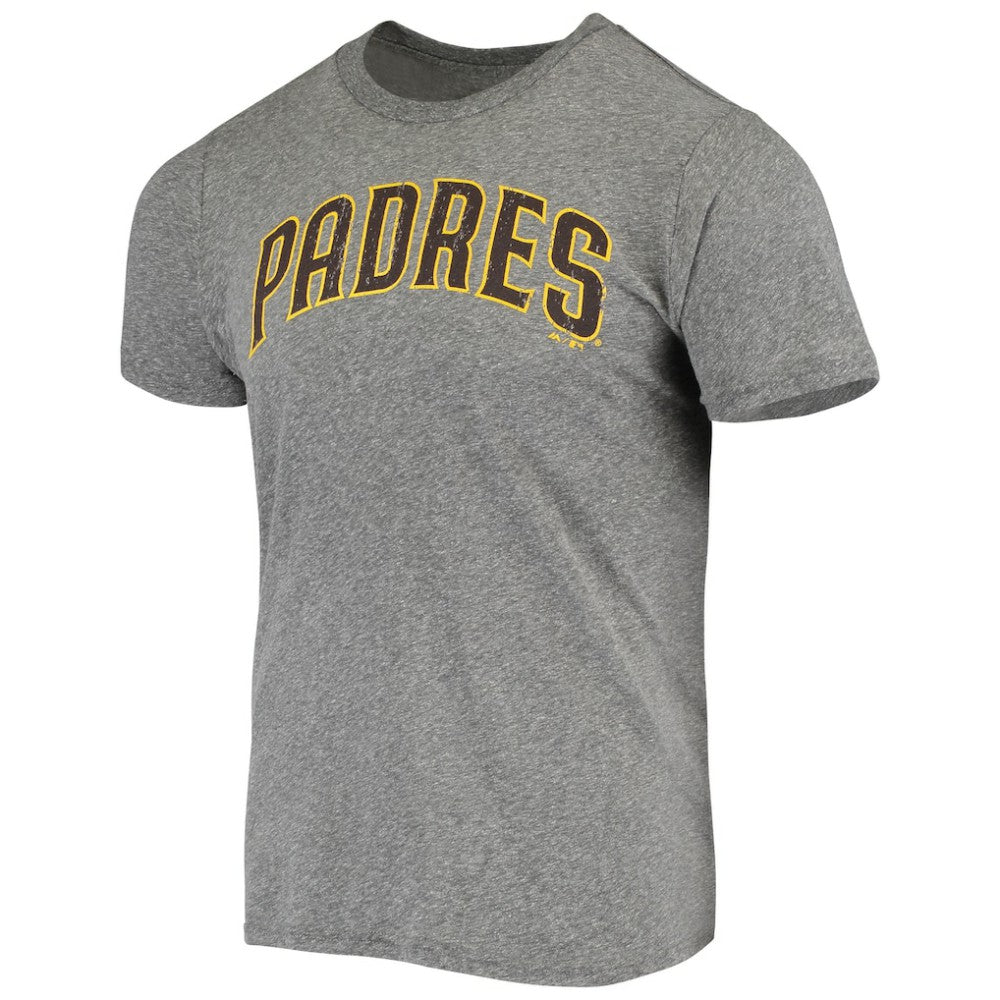 Fernando Tatis Jr. San Diego Padres Majestic Threads Name & Number Tri-Blend T-Shirt Heathered Gray
