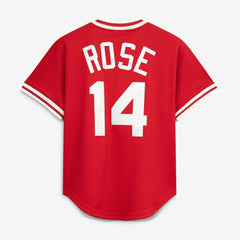 Pete Rose Cincinnati Reds Authentic Batting Practice Jersey Red