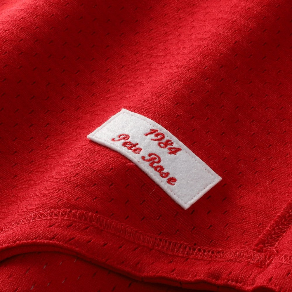 Pete Rose Cincinnati Reds Authentic Batting Practice Jersey Red