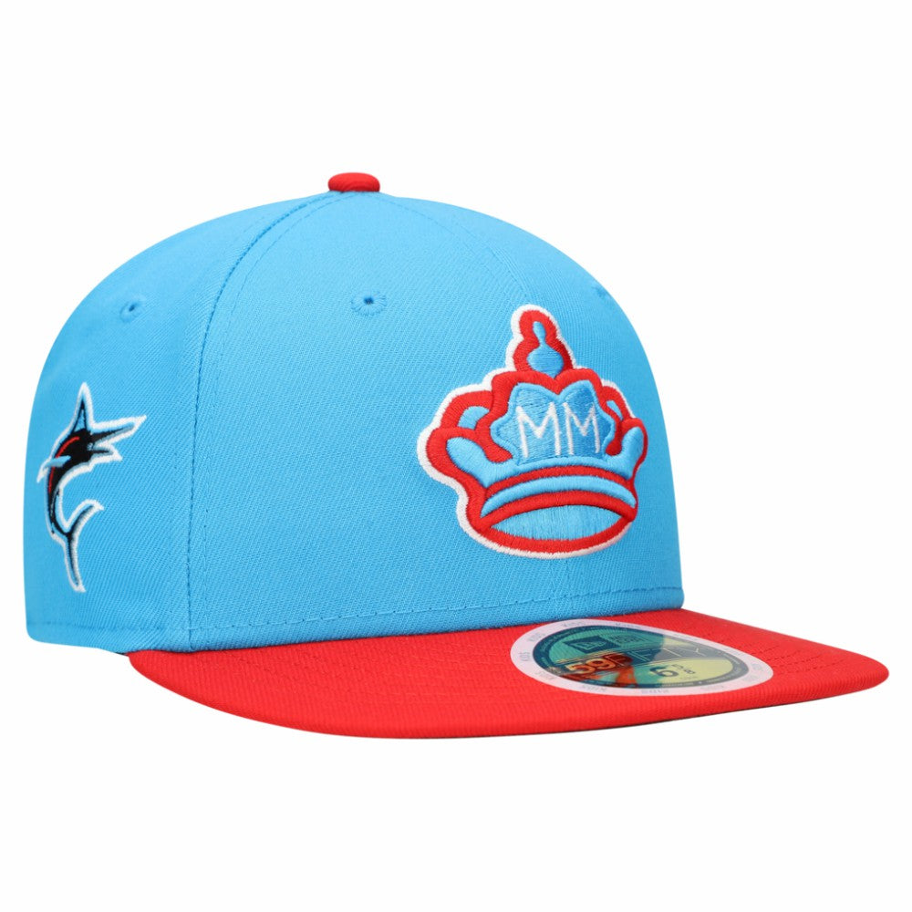 Miami Marlins Youth 2021 City Connect 59FIFTY Fitted Hat Blue