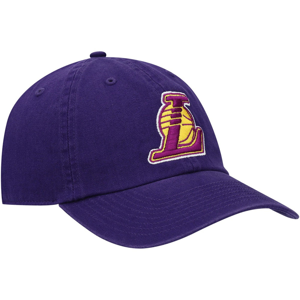 Los Angeles Lakers '47 Core Logo Clean Up Adjustable Hat - Purple shop