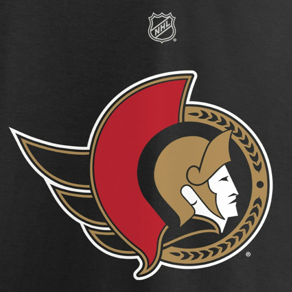 Brady Tkachuk Ottawa Senators Fanatics Authentic Stack Name & Number T-Shirt - Black T-shirts