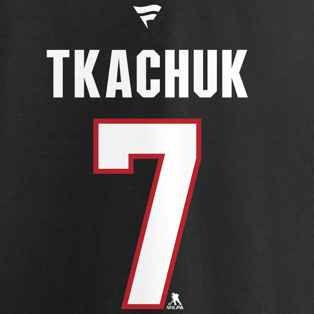 Brady Tkachuk Ottawa Senators Fanatics Authentic Stack Name & Number T-Shirt - Black T-shirts