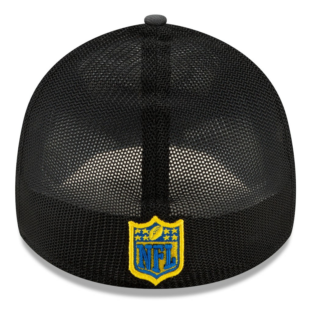 Los Angeles Rams New Era 2021 NFL Draft Trucker 39THIRTY Flex Hat - Graphite/Royal on sale