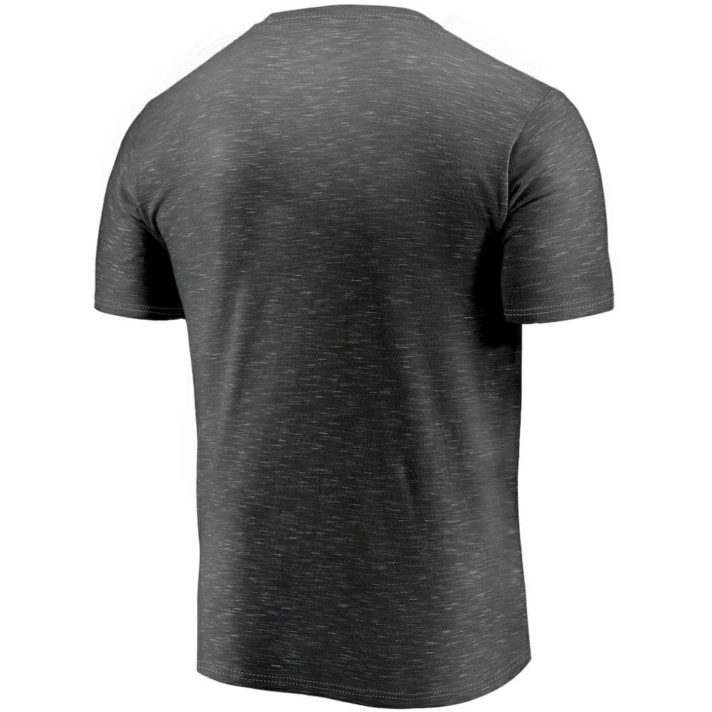 Boston Red Sox Official Logo Space Dye T-Shirt Charcoal