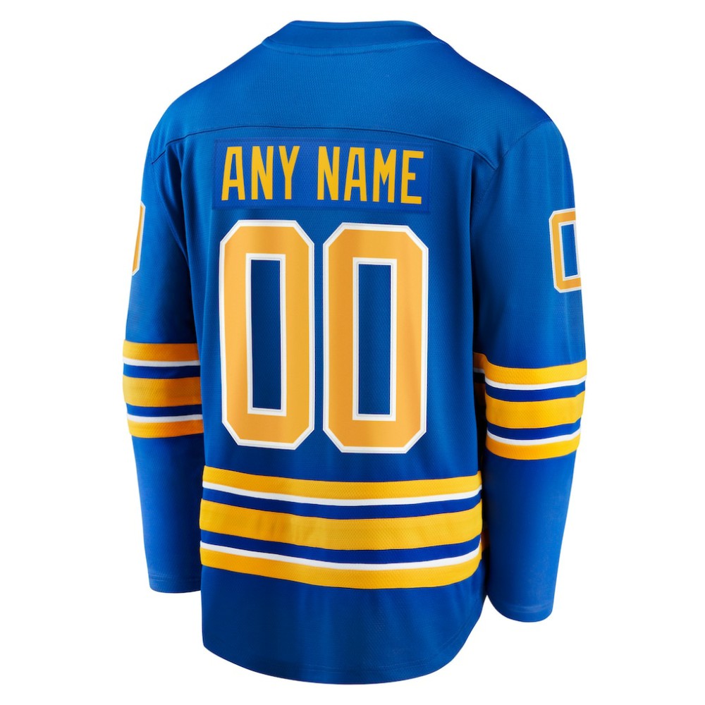 Buffalo Sabres Fanatics Home Breakaway Custom Jersey - Royal Jerseys