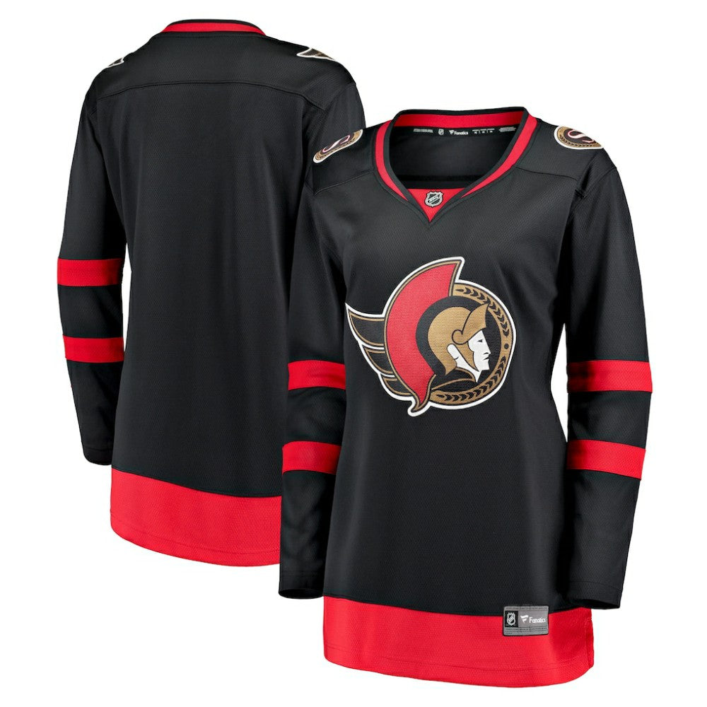 Ottawa Senators Fanatics Women's Home Breakaway Jersey - Black Jerseys