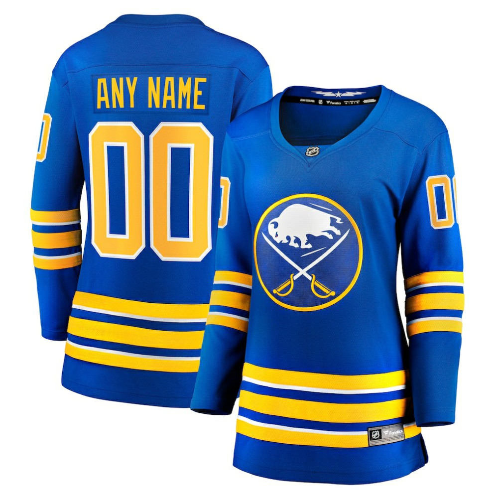 Buffalo Sabres Fanatics Women's Home Breakaway Custom Jersey - Royal Jerseys