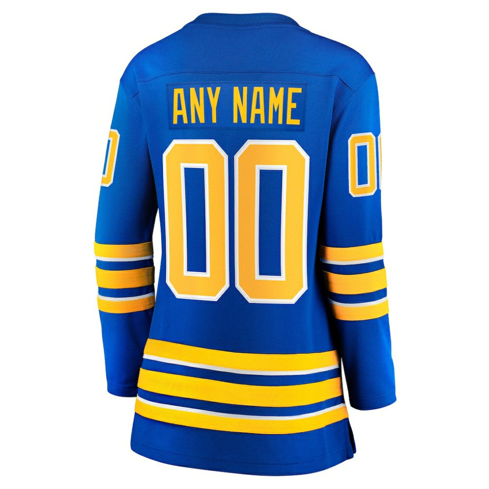Buffalo Sabres Fanatics Women's Home Breakaway Custom Jersey - Royal Jerseys