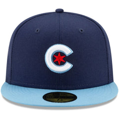 Chicago Cubs 2021 City Connect 59FIFTY Fitted Hat Navy/Light Blue