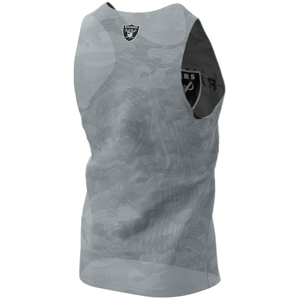 Las Vegas Raiders FOCO Reversible Mesh Tank Top - Black/Gray cheap