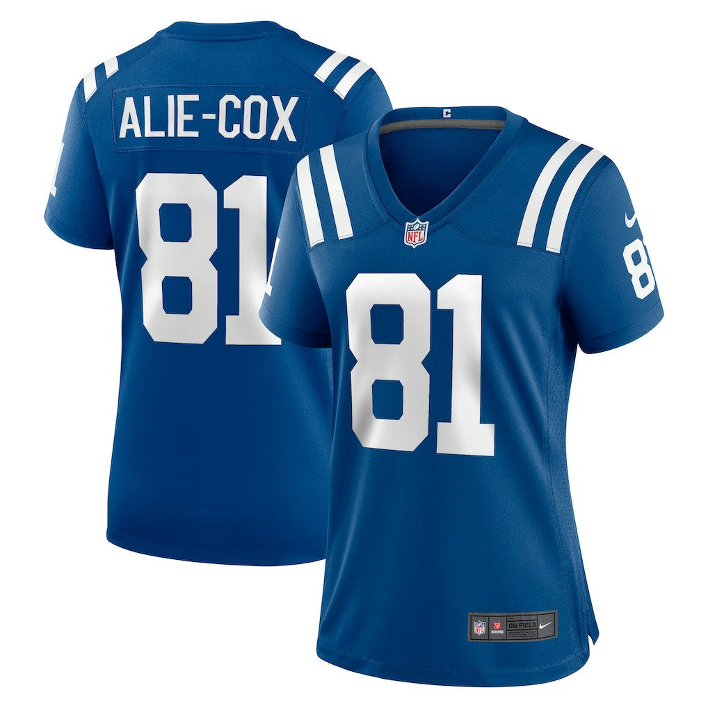 Mo Alie-Cox Indianapolis Colts Women's Team Game Jersey - Royal on sale