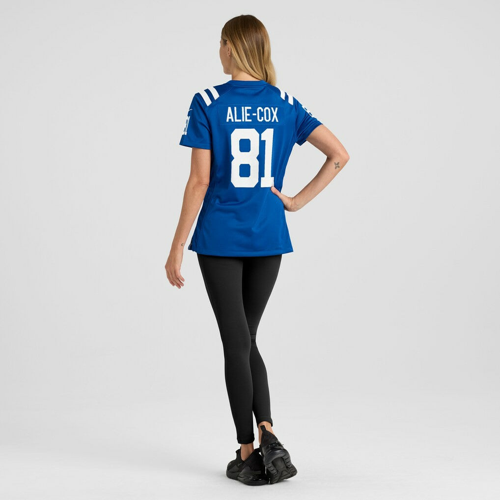 Mo Alie-Cox Indianapolis Colts Women's Team Game Jersey - Royal on sale