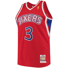 Allen Iverson Philadelphia 76ers 1996/97 Hardwood Classics Authentic Jersey - Red online