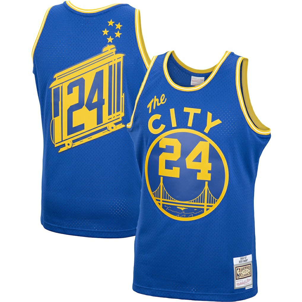 Rick Barry Golden State Warriors 1966/67 Hardwood Classics Swingman Jersey sale - Royal shop