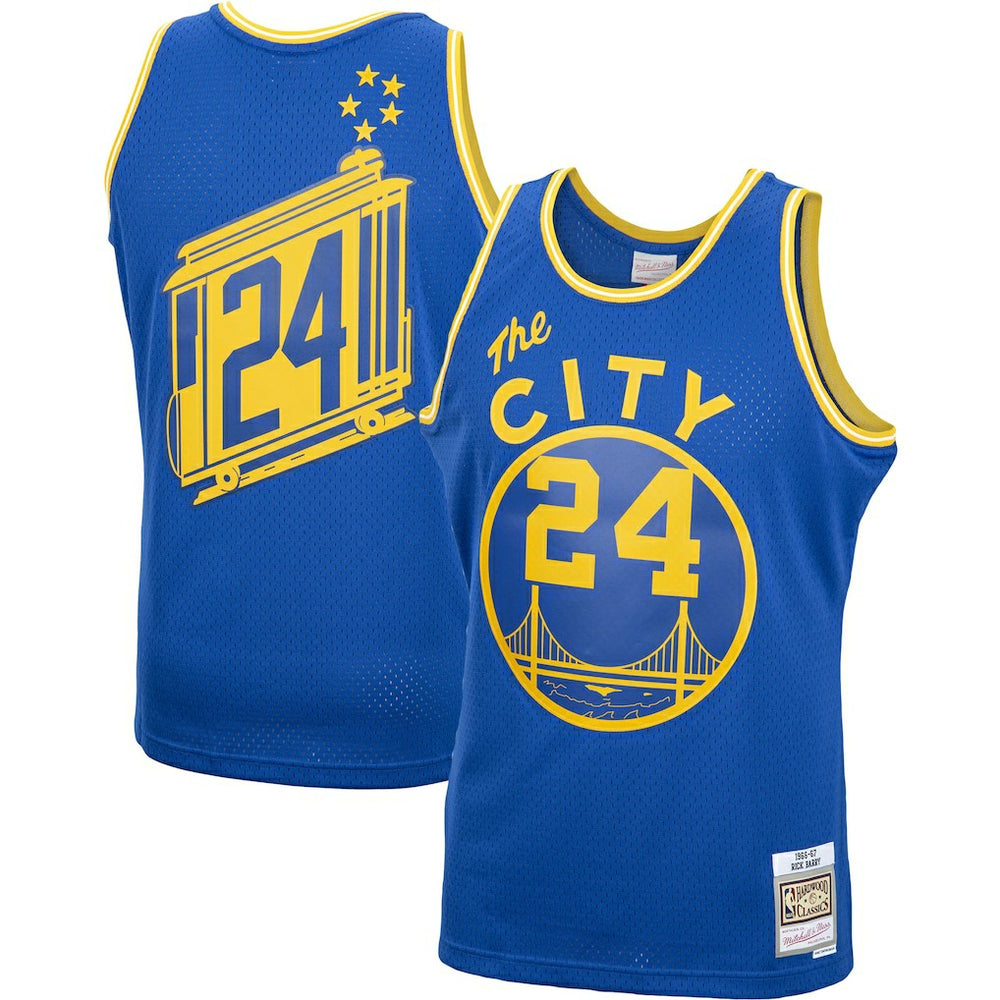 Rick Barry Golden State Warriors 1966/67 Hardwood Classics Swingman Jersey sale - Royal shop