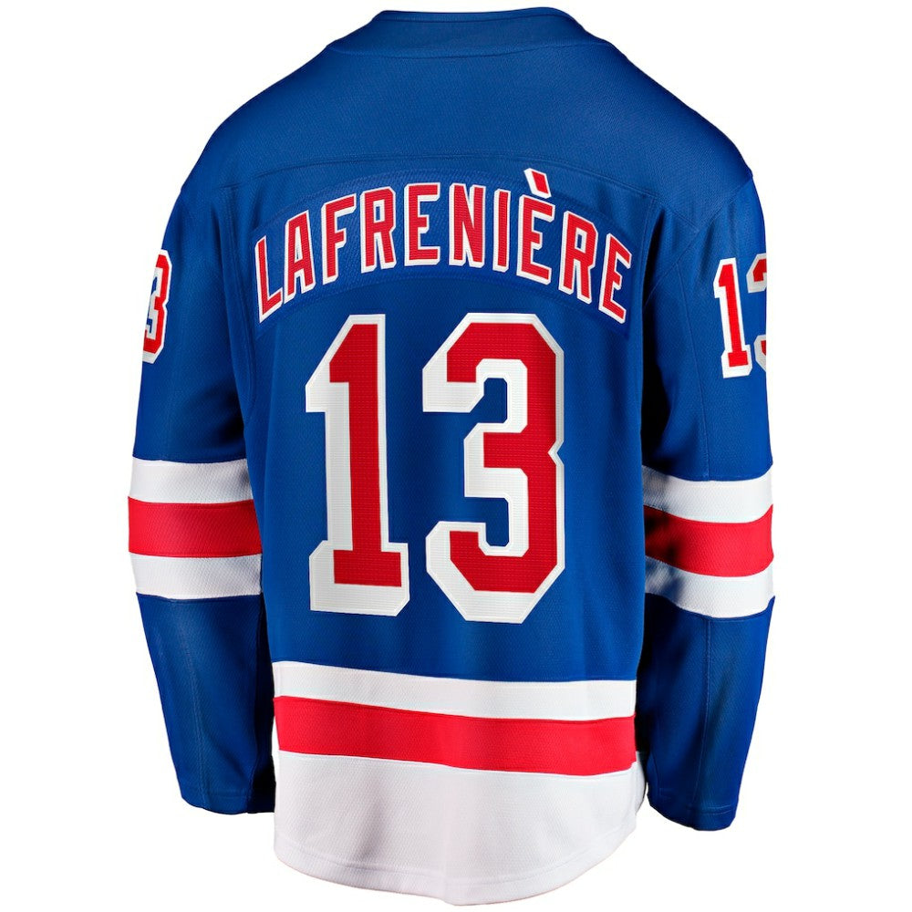 Alexis Lafreniere New York Rangers Fanatics Home Breakaway Jersey - Blue Jerseys