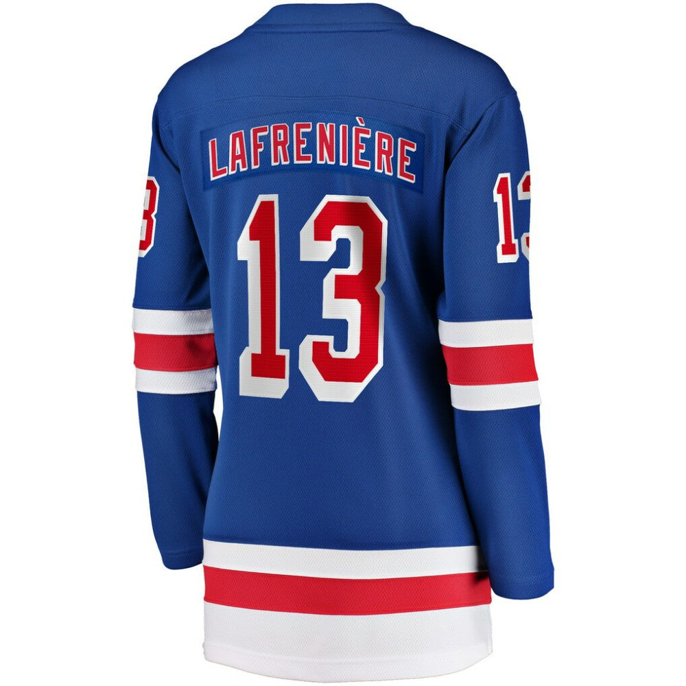 Alexis Lafrenière New York Rangers Fanatics Women's Breakaway Player Jersey - Blue Jerseys