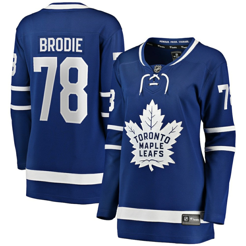 TJ Brodie Toronto Maple Leafs Fanatics Women's Breakaway Player Jersey - Blue Jerseys