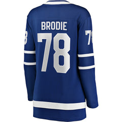 TJ Brodie Toronto Maple Leafs Fanatics Women's Breakaway Player Jersey - Blue Jerseys