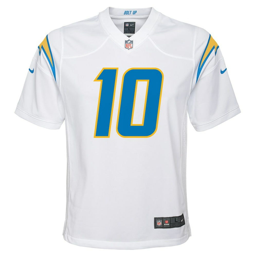Justin Herbert Los Angeles Chargers Youth Game Jersey - White cheap