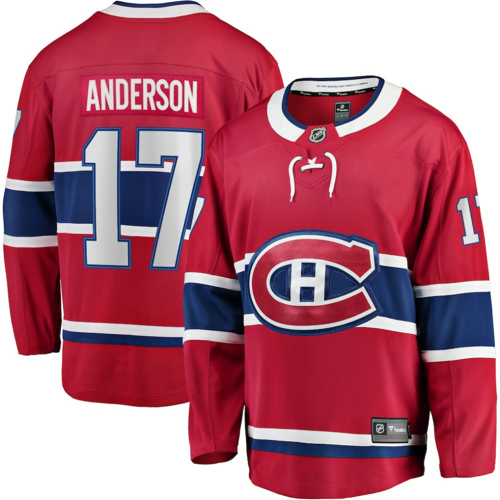 Josh Anderson Montreal Canadiens Fanatics Breakaway Player Jersey - Red Jerseys