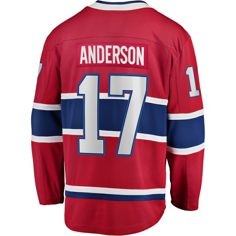 Josh Anderson Montreal Canadiens Fanatics Breakaway Player Jersey - Red Jerseys